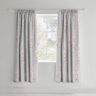 Catherine Lansfield Canterbury Duvet Cover Bedding Set Grey